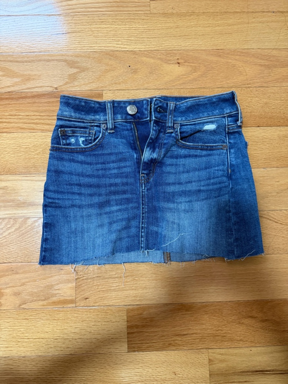 American Eagle Outfitters Blue Denim Mini Skirt